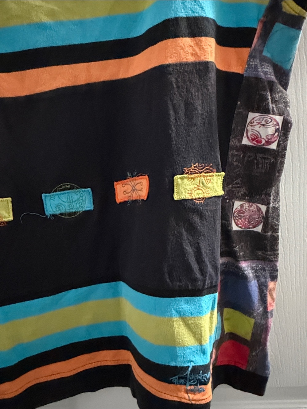 Adventures des Toiles Colorful Art Tank Top – Size 46 - Picture 3 of 4